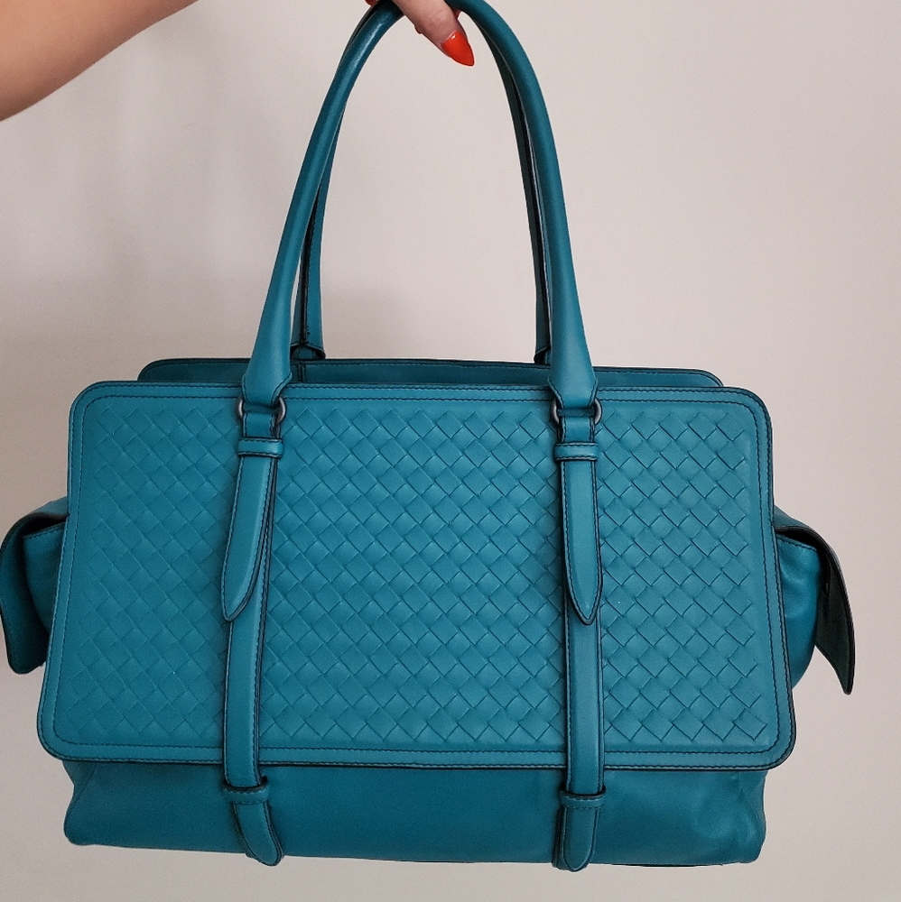 Bottega Veneta Large Monaco Bag in Canard